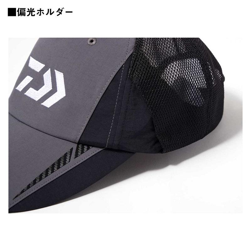 DAIWA（ダイワ） DC-3225 撥水ハーフメッシュキャップ ブラック フリー