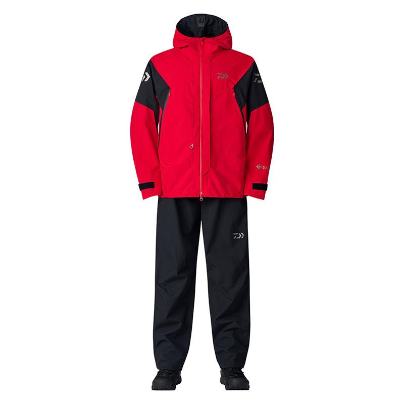 ダイワ DR-1825 GORE-TEX コンビアップレインスーツ レッド 2XL DAIWA（ダイワ） DR-1825 GORE-TEX コンビアップレインスーツ レッド