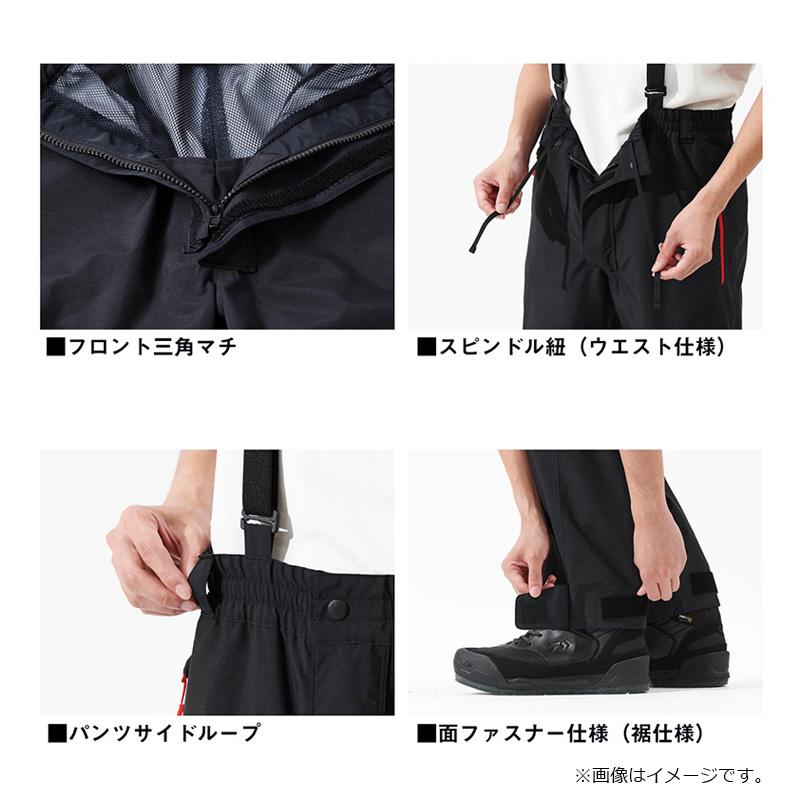 ダイワ　ゴアテックス レインスーツ シャンブレーブラック 新品L ダイワ ゴアテックス（サイズ（S/M/L）：4L～）のおすすめ人気