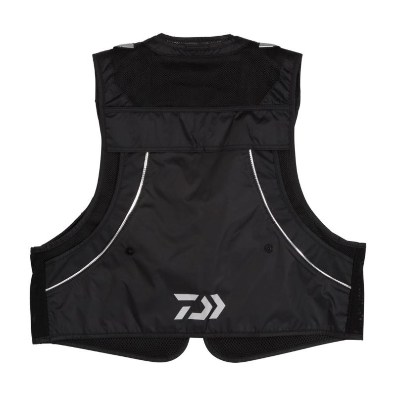 DAIWA（ダイワ） DV-3025 ショートフィッシングベスト ブラック 2XL