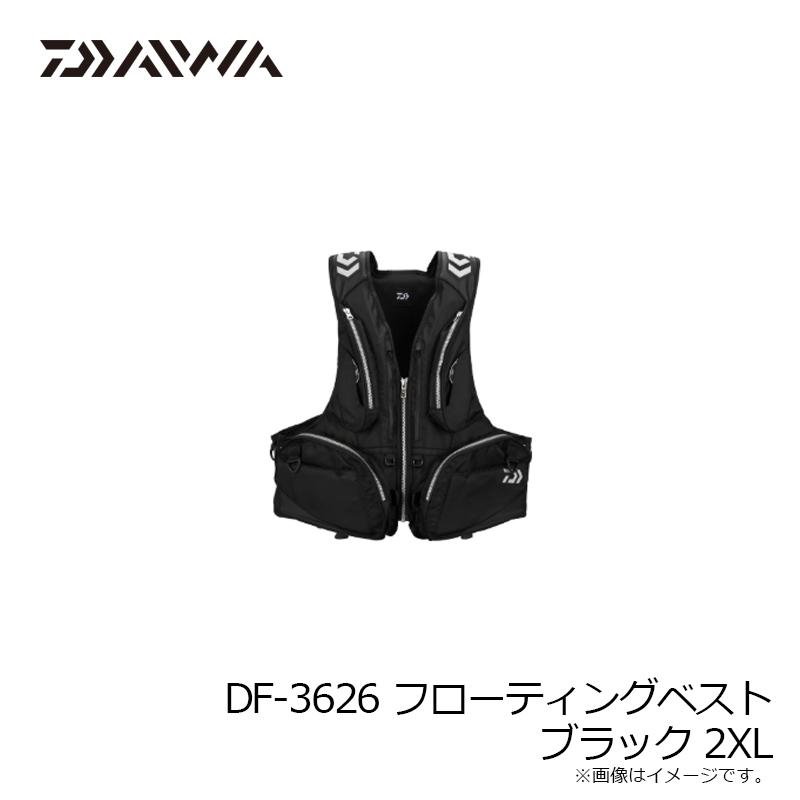 ダイワ DF-3626 フローティングベスト ブラック 2XLの画像
