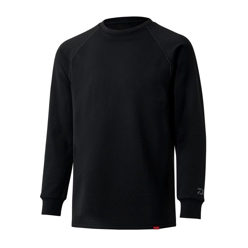 ダイワ　DU-3125S ダンロテックアンダーシャツ極厚手クルー ブラック XL【釣り　防寒ウェア　防寒着　防寒アンダー】 | DAIWA（釣り）