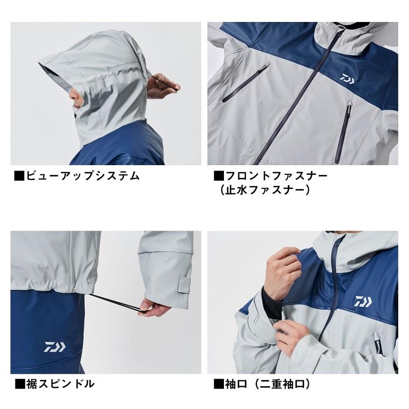ダイワ DW-6025 PUオーシャンウィンタースーツ ネイビーホワイト 2XL
