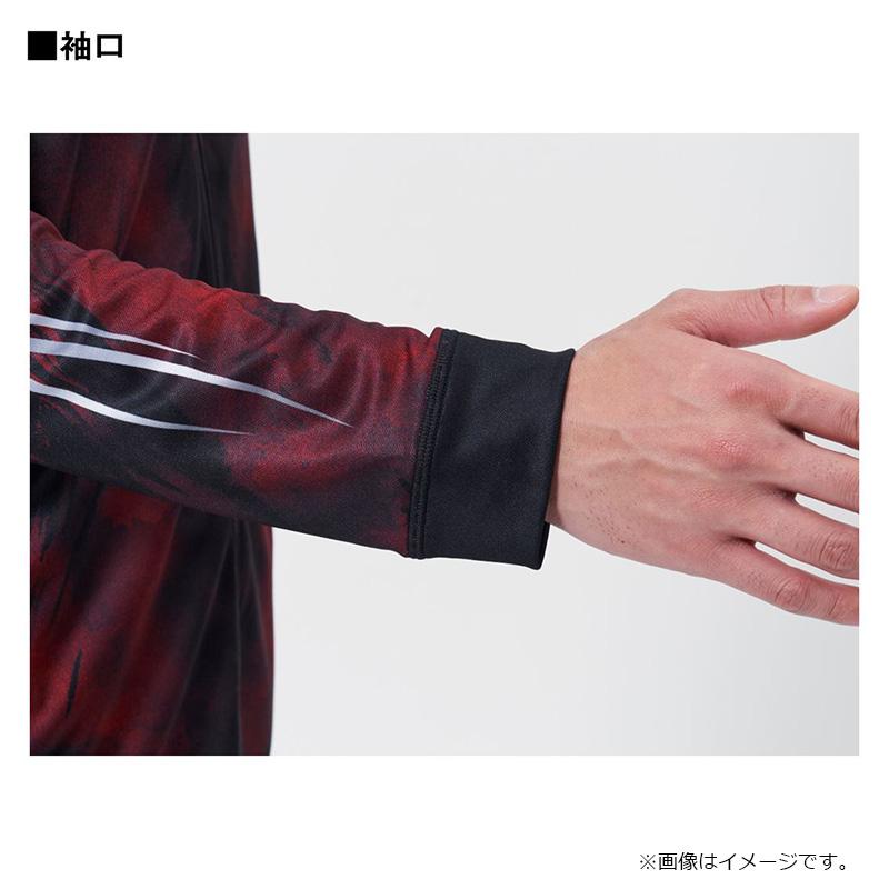 DAIWA（ダイワ） DE-7725 エキスパートライトジップシャツ レッド XL