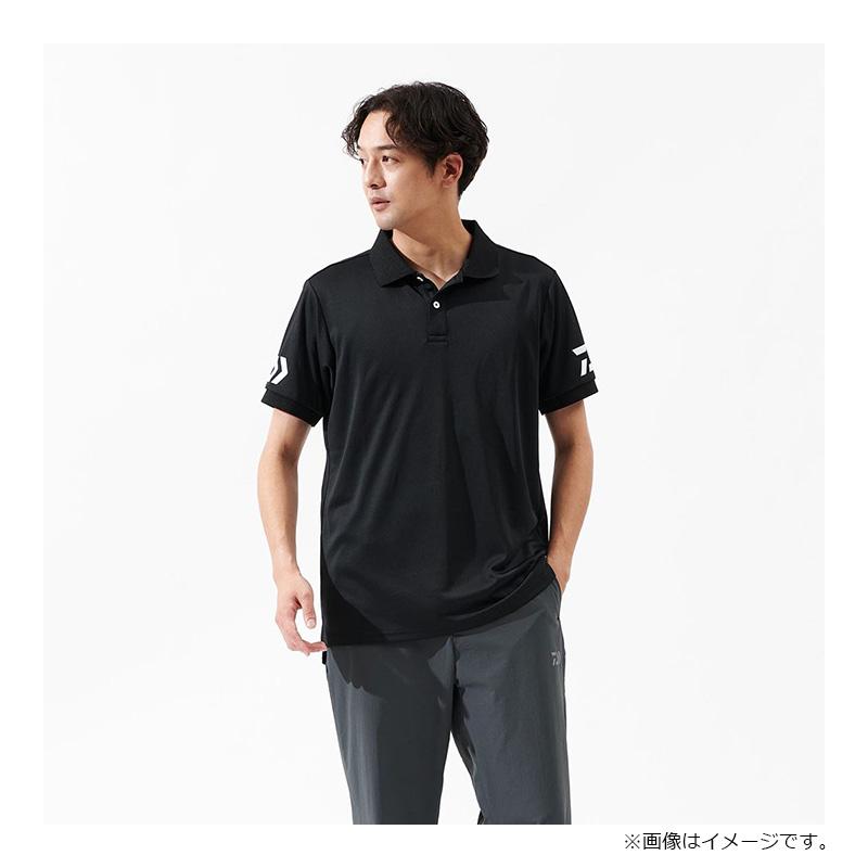 DAIWA（ダイワ） DE-7925 半袖ポロシャツ ネイビー×ブルー L : 釣具の