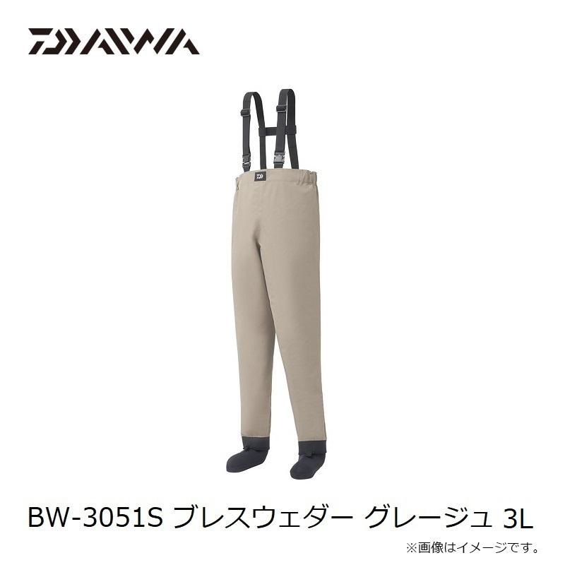 ダイワ BW-3051S ブレスウェダー (ソックス先丸) グレージュ 3Lの画像