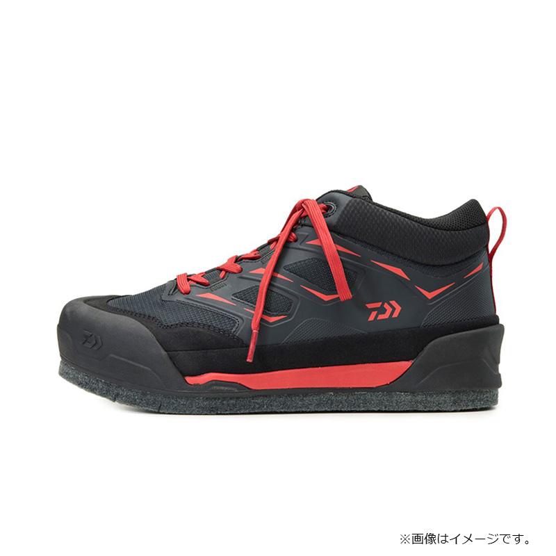 ダイワ DS-2504 フィッシングシューズ (フェルトスパイク) レッド 26.5cmの画像