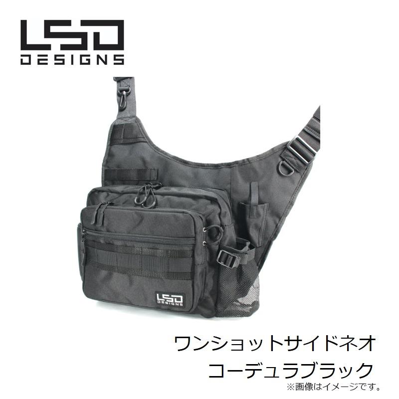 LSDデザイン ワンショットサイドネオ コーデュラブラック : 釣具