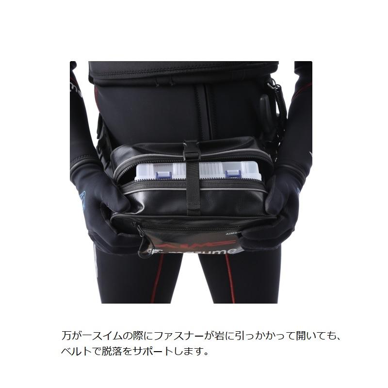 専用になりましたm(_ _)m run run run navyボディバッグ オレンジブルー MZBK-328 mazume×AIMS Wet Style Waist Bag ブラック