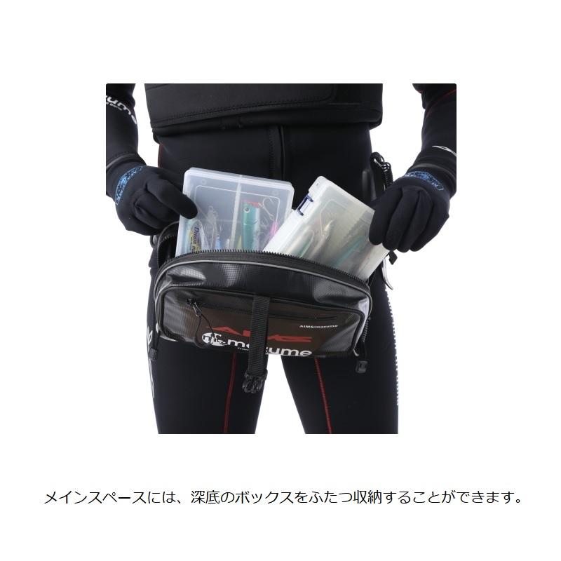 オレンジブルー MZBK-328 mazume×AIMS Wet Style Waist Bag ブラック