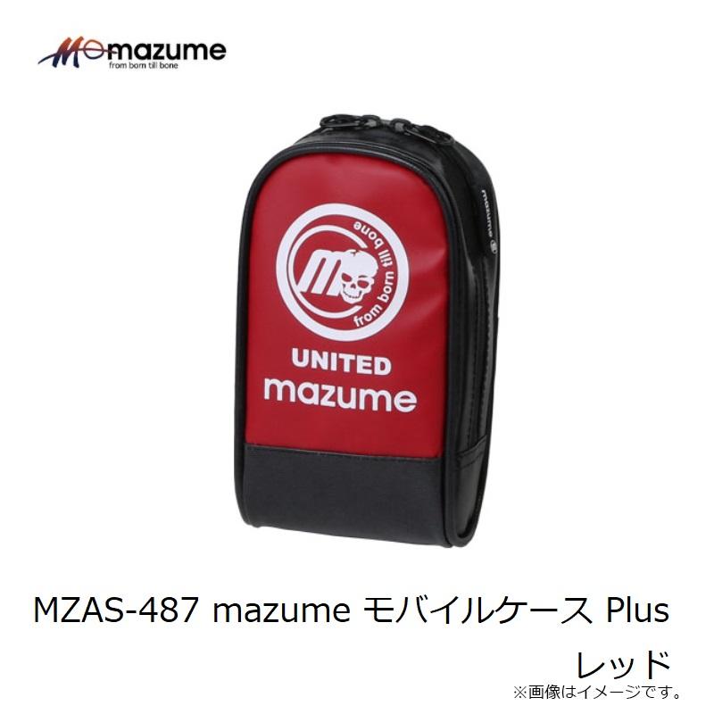 オレンジブルー　MZAS-487 mazume モバイルケース Plus  レッド｜yfto2｜05