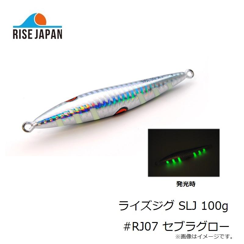 ライズジャパン ライズジグ SLJ 100g #RJ07 セブラグロー : 釣具のFTO
