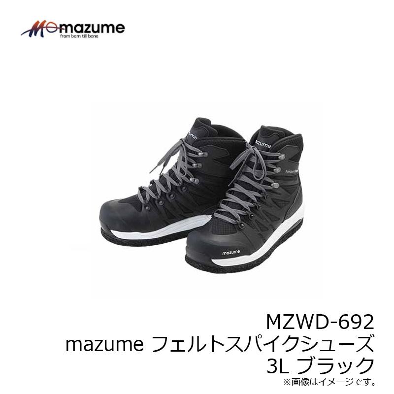 オレンジブルー MZWD-692 MZフェルトスパイクシューズ 3L ブラック 