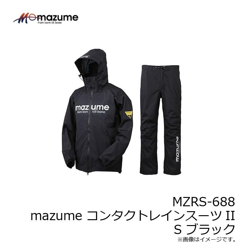 オレンジブルー MZRS-688 mazume コンタクトレインスーツII S ブラック