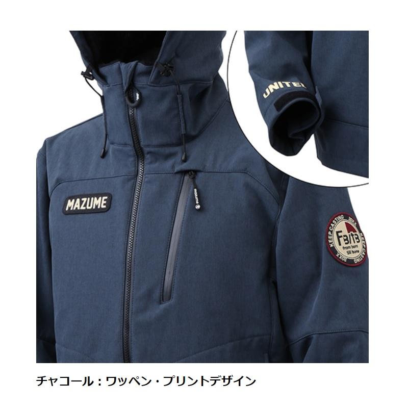 オレンジブルー MZFW-726 MZウインドカットジャケット S チャコール【在庫限り特価】【秋冬物衣料大処分】の画像