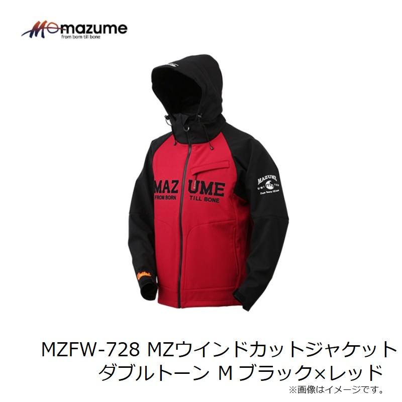 オレンジブルー MZFW-728 MZウインドカットジャケット ダブルトーン M ブラック×レッド【在庫限り特価】【秋冬物衣料大処分】の画像