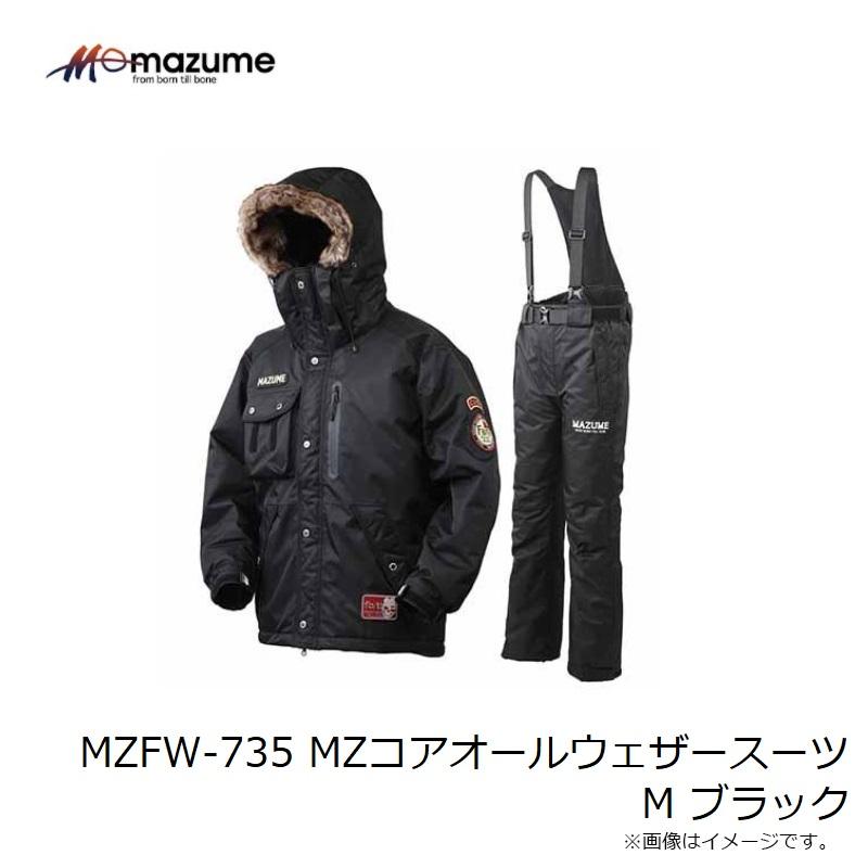 オレンジブルー MZFW-735 MZコアオールウェザースーツ M ブラック