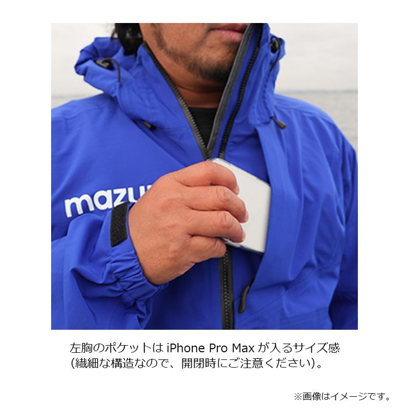オレンジブルー MZRS-756 mazume コアレインスーツ レッド L : 釣具の