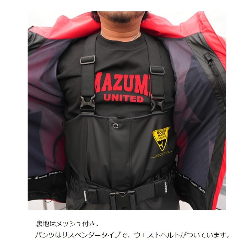 オレンジブルー MZRS-774 mazume ROUGH WATER レインスーツ ブラック L