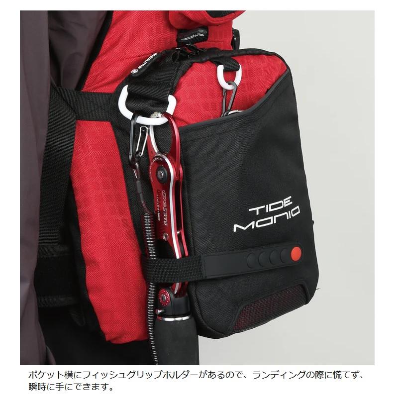 マズメ タイドマニア ライフジャケット MZLJ-831 ブラック×ブラック mazume タイドマニア ライフジャケット
