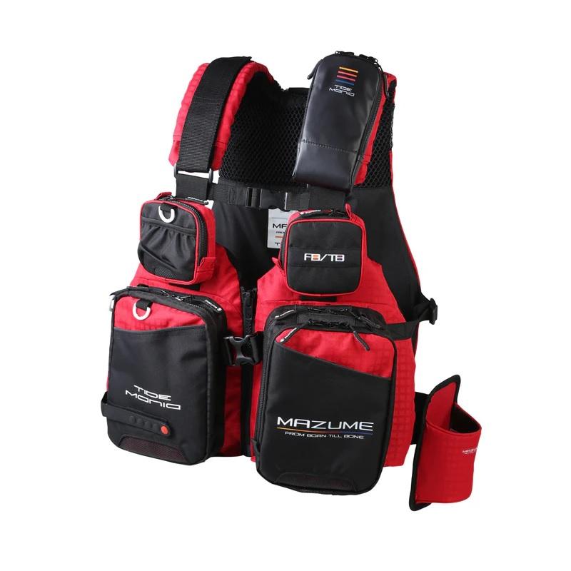 オレンジブルー MZLJ-831 mazume タイドマニアライフジャケット レッド F オレンジブルー MZLJ-831 mazume タイドマニアライフジャケット レッド