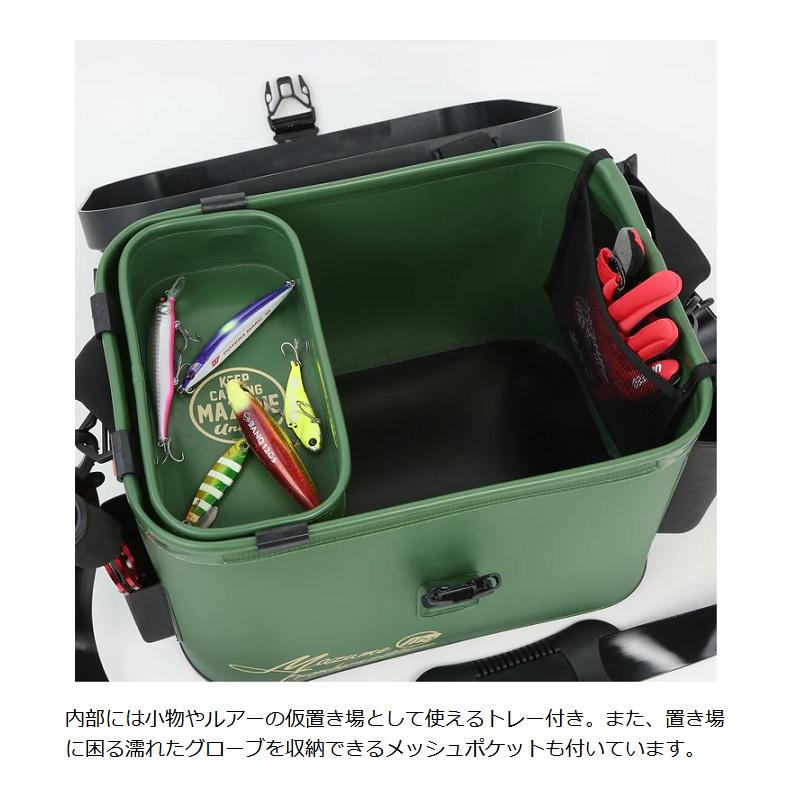 オレンジブルー MZBK-836 mazume バッカン 36 モスグリーン : 釣具の