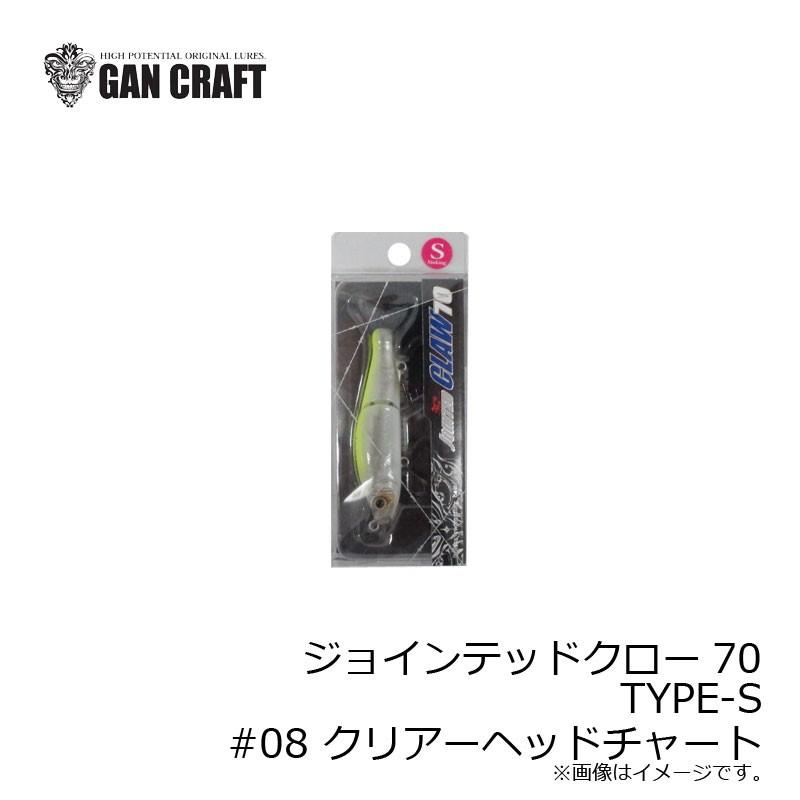ガンクラフト 鮎邪 ジョインテッドクロー70s 08 クリアーヘッドチャート 釣具のfto ヤフー店 通販 Yahoo ショッピング