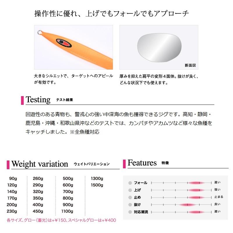 シーフロアコントロール アーク 230g ゴーストゼブラグロー : 釣具の