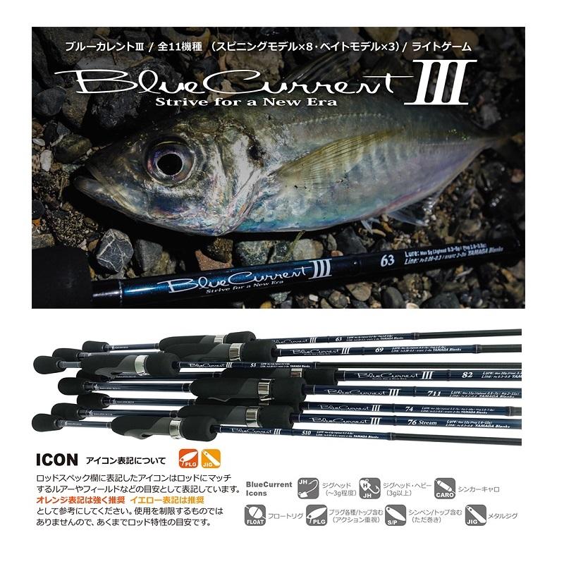 価格見直しました。ヤマガブランクス　ブルーカレント3 69 楽天市場】 ヤマガブランクス ブルーカレント3 69 YAMAGA BLANKS