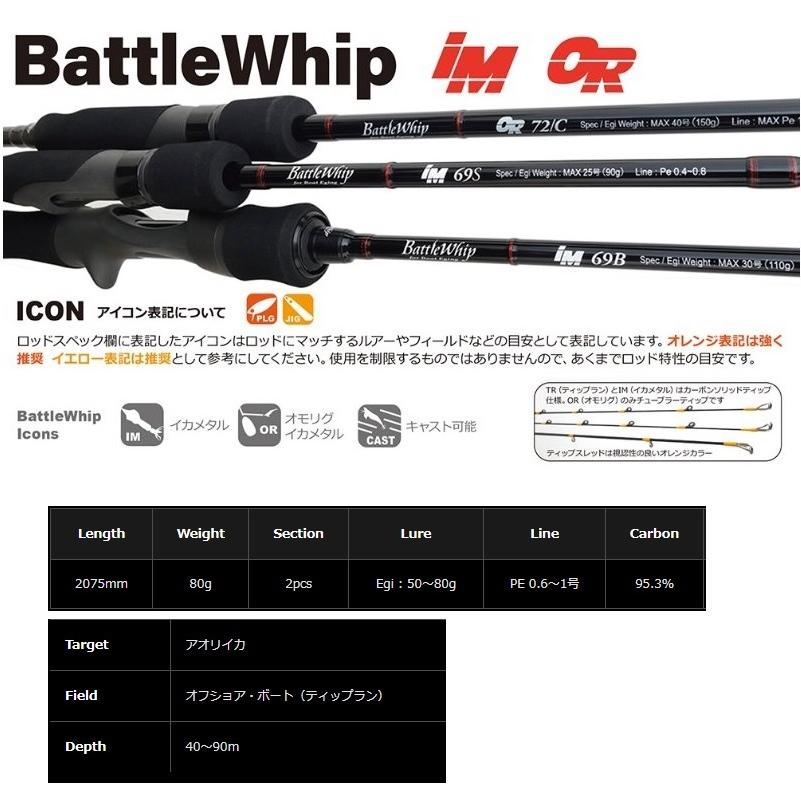 ヤマガブランクス バトルウィップTR69/D ティップランロッド Amazon | ヤマガブランクス バトルウィップTR69／D