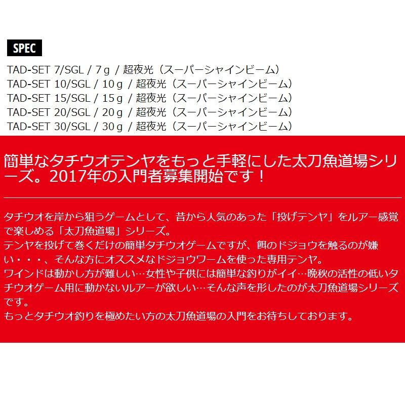 Major Craft メジャークラフト どじょうテンヤ スタートキット 10g 超