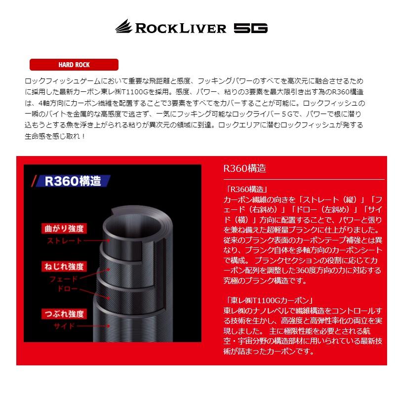 メジャークラフト　ロックライバー 5G ライトゲーム RVL5-S762UL｜yfto2｜02