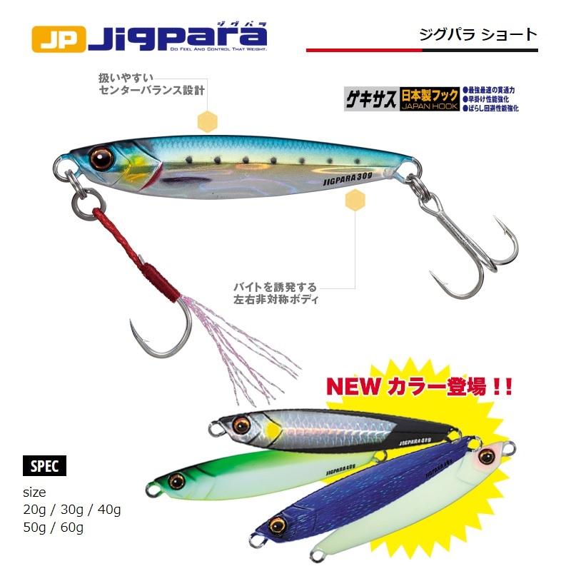 メジャークラフト　JPS-30 ジグパラ ショート 30g #064 2TONレッドゴールドゼブラ｜yfto2｜02