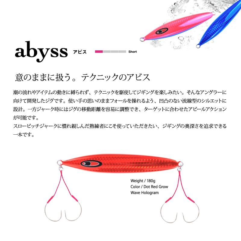 シーフロアコントロール アビス 200g チタンゼブラグロー AL : 釣具の