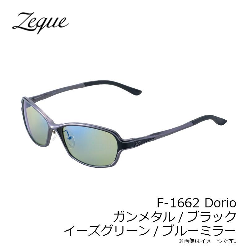 Zeque（ゼクー） F-1662 DORIO ドリオ ガンメタル/ブラック イーズ