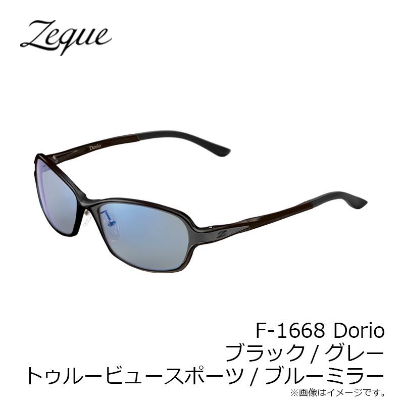 Zeque（ゼクー） F-1668 DORIO ドリオ ブラック/グレー トゥルー