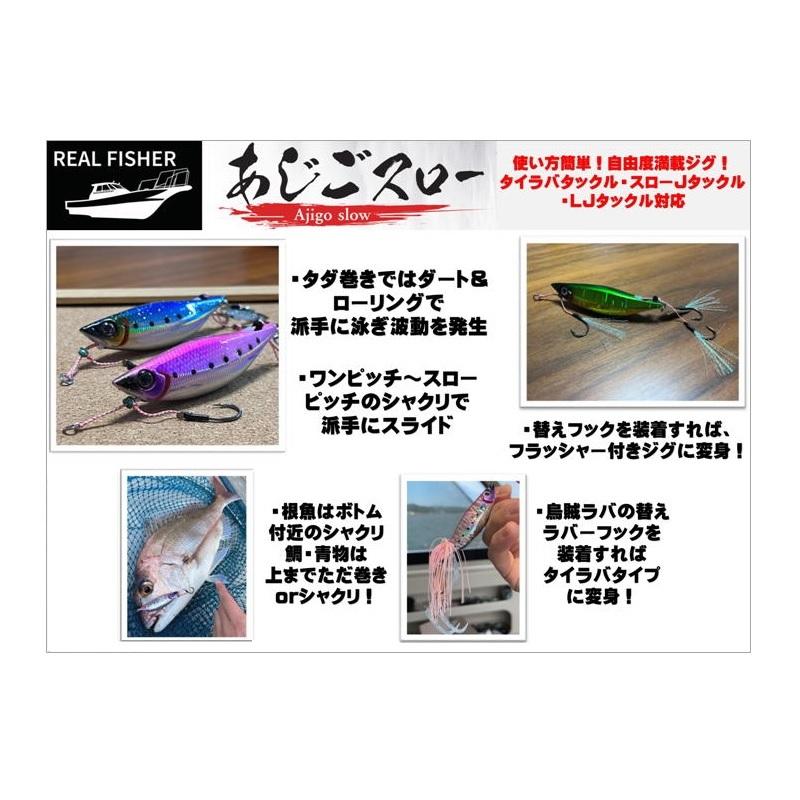 リアルフィッシャー あじごスロー 120g アジゴレッド : 釣具のFTO
