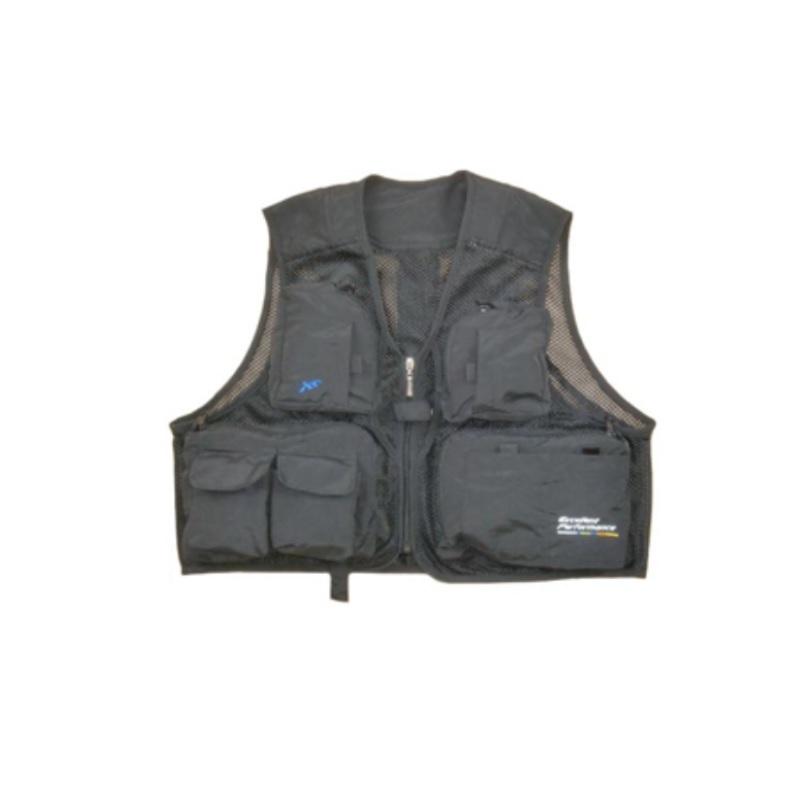 大きめ✨黒鯛工房フィッシングベスト収納ポケット多数LLサイズ黒｜鯛テンカラ船など 大きめ✨黒鯛工房フィッシングベスト収納ポケット多数LLサイズ黒｜鯛