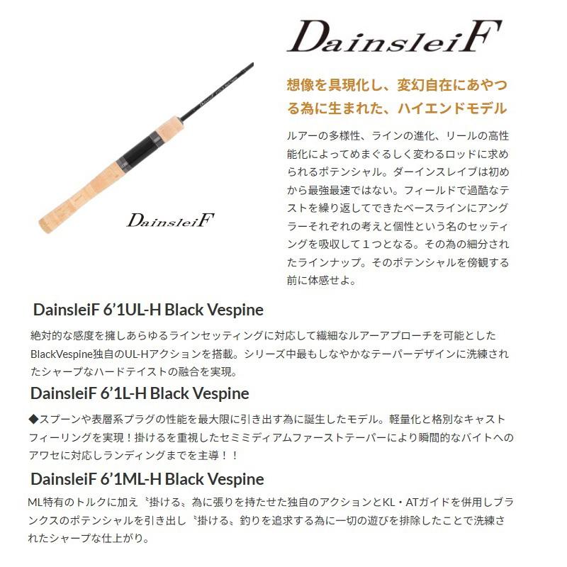 ヴァルケイン ダーインスレイヴ 6'1ML-H ブラックヴェスパインRM