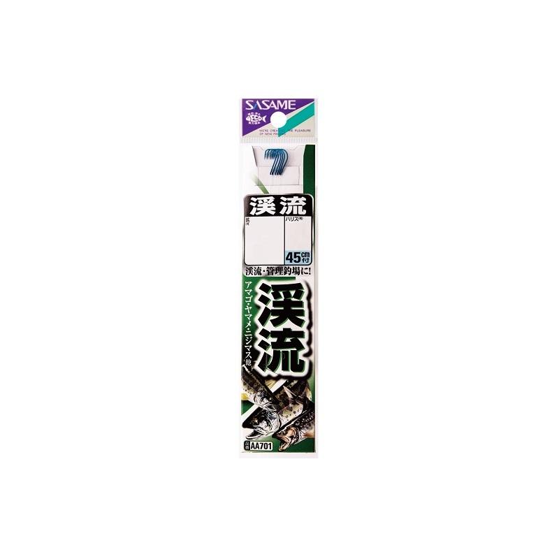 ササメ AA701 渓流鈎 糸付 7-0.6 青 : 釣具のFTO ヤフー店