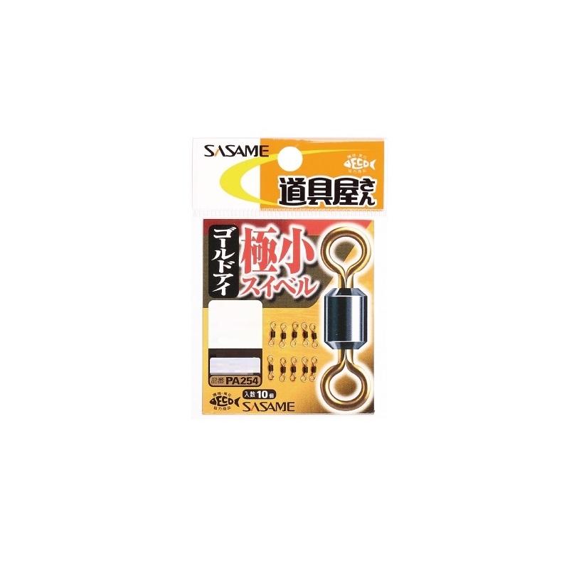 ササメ PA254 道具屋 極小スイベルゴールドアイ14 : 釣具のFTO ヤフー