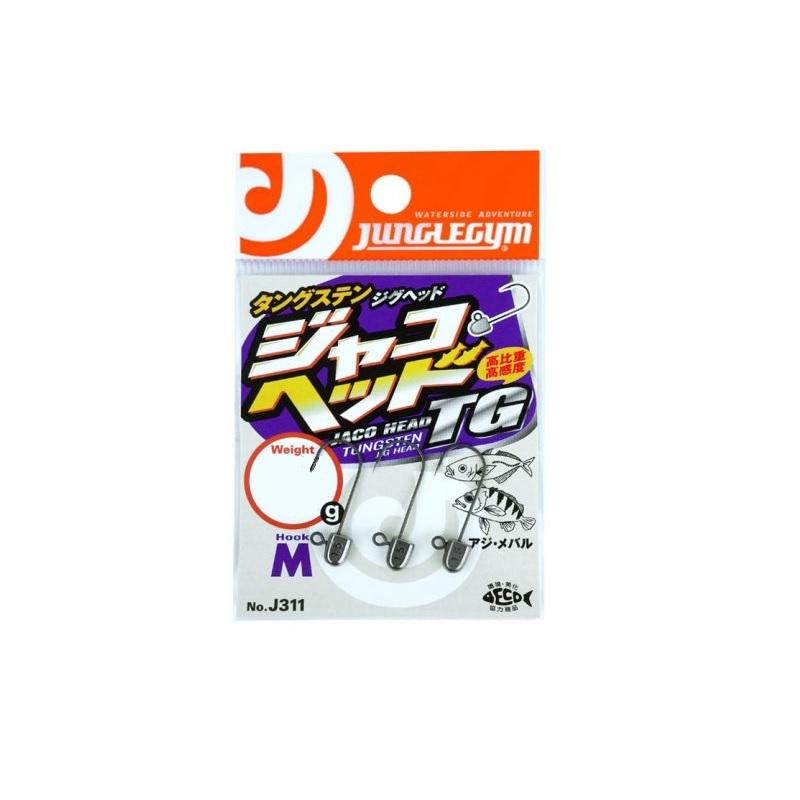 ジャングルジム J311 ジャコヘッドTG M(#6) 5.0g : 釣具のFTO ヤフー店