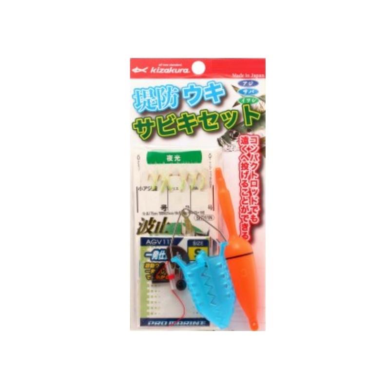 キザクラ 04182 堤防ウキサビキセット 3号 : 釣具のFTO ヤフー店