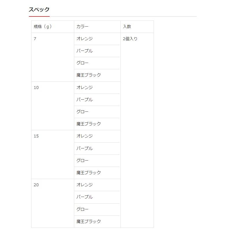 Rainさん専用 キザクラ 61530 Egi-bow マスクドシンカー 7g オレンジ : 釣具の