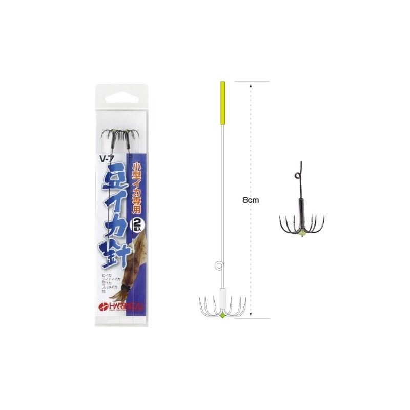 ハリミツ V-7 豆イカ針 S : 釣具のFTO ヤフー店 - 通販 - Yahoo
