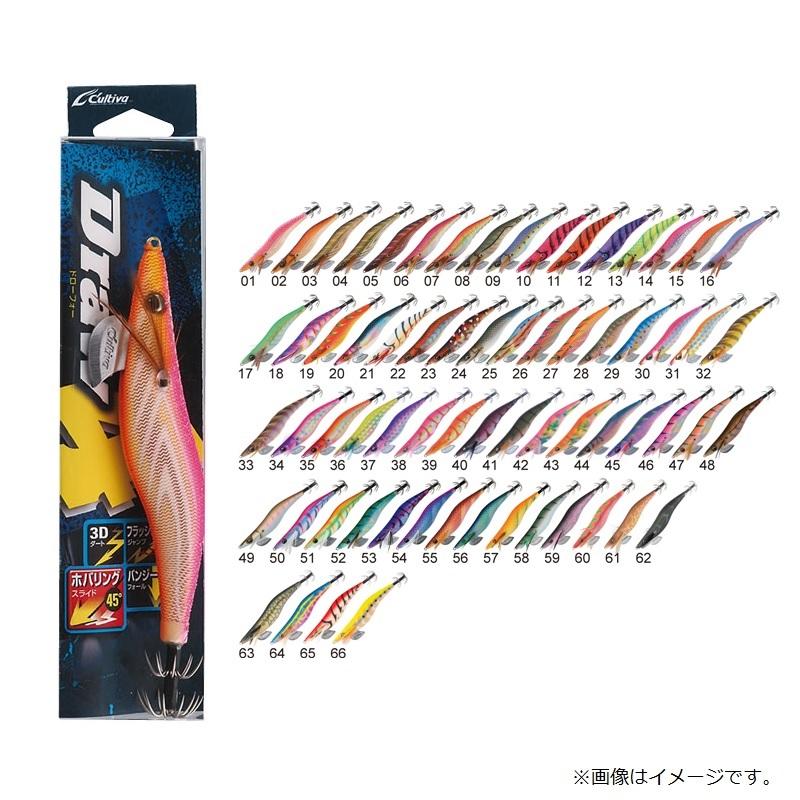 オーナー ED-3.5 Draw4 (ドローフォー) 3.5号 16ブルー/トリックレッド