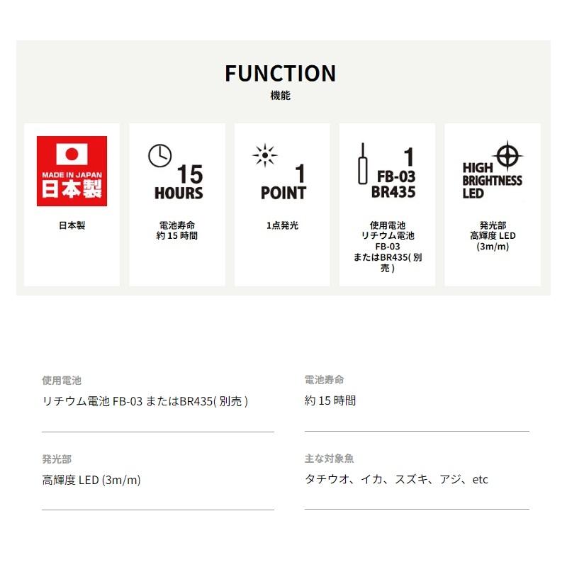 冨士灯器 FF-F30 LG 超高輝度電子ウキ 3号 : 釣具のFTO ヤフー店