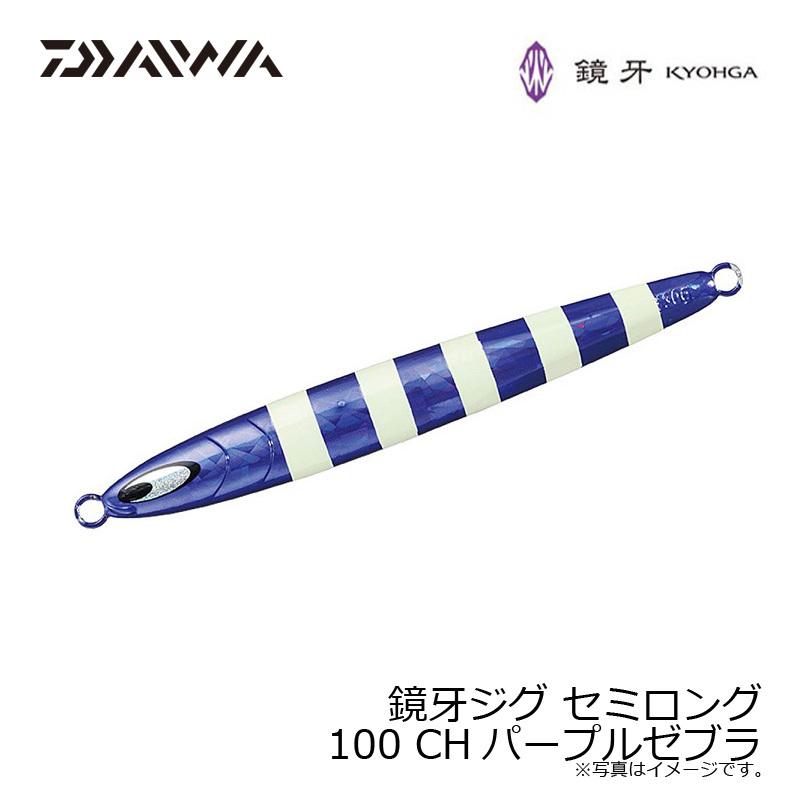 DAIWA（釣り） ダイワ 鏡牙ジグ セミロング 100 CHパープル