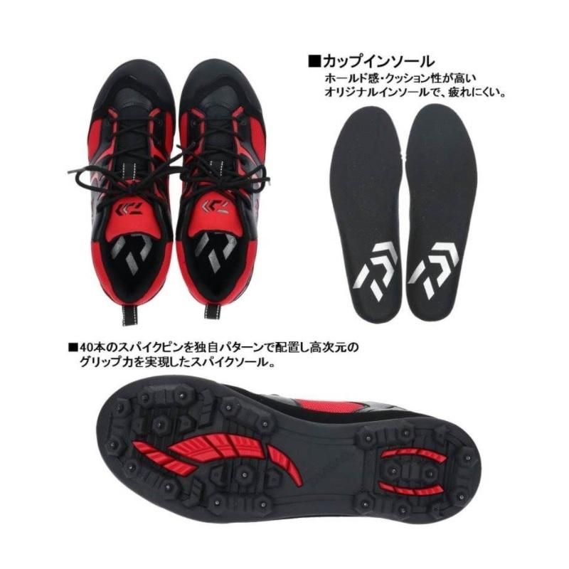 ダイワ DS-2102 ダイワ フィッシングシューズ スパイク 25.5cm レッド 