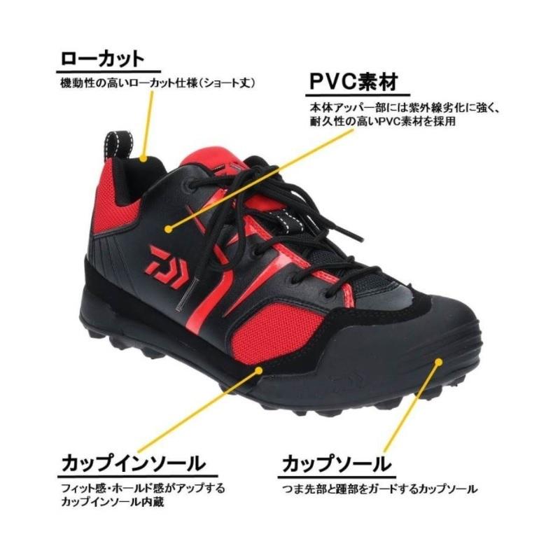 ダイワ DS-2102 ダイワ フィッシングシューズ スパイク 25.5cm レッド 